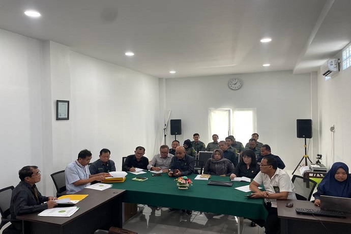 RAPAT BULANAN EVALUASI KINERJA PENGADILAN TINGGI KALIMANTAN UTARA JULI 2023