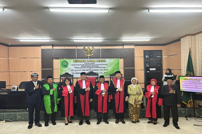 Sidang Luar Biasa Pengambilan Sumpah Jabatan, Pelantikan dan Serah Terima Jabatan Ketua Pengadilan Negeri Tanjung Selor