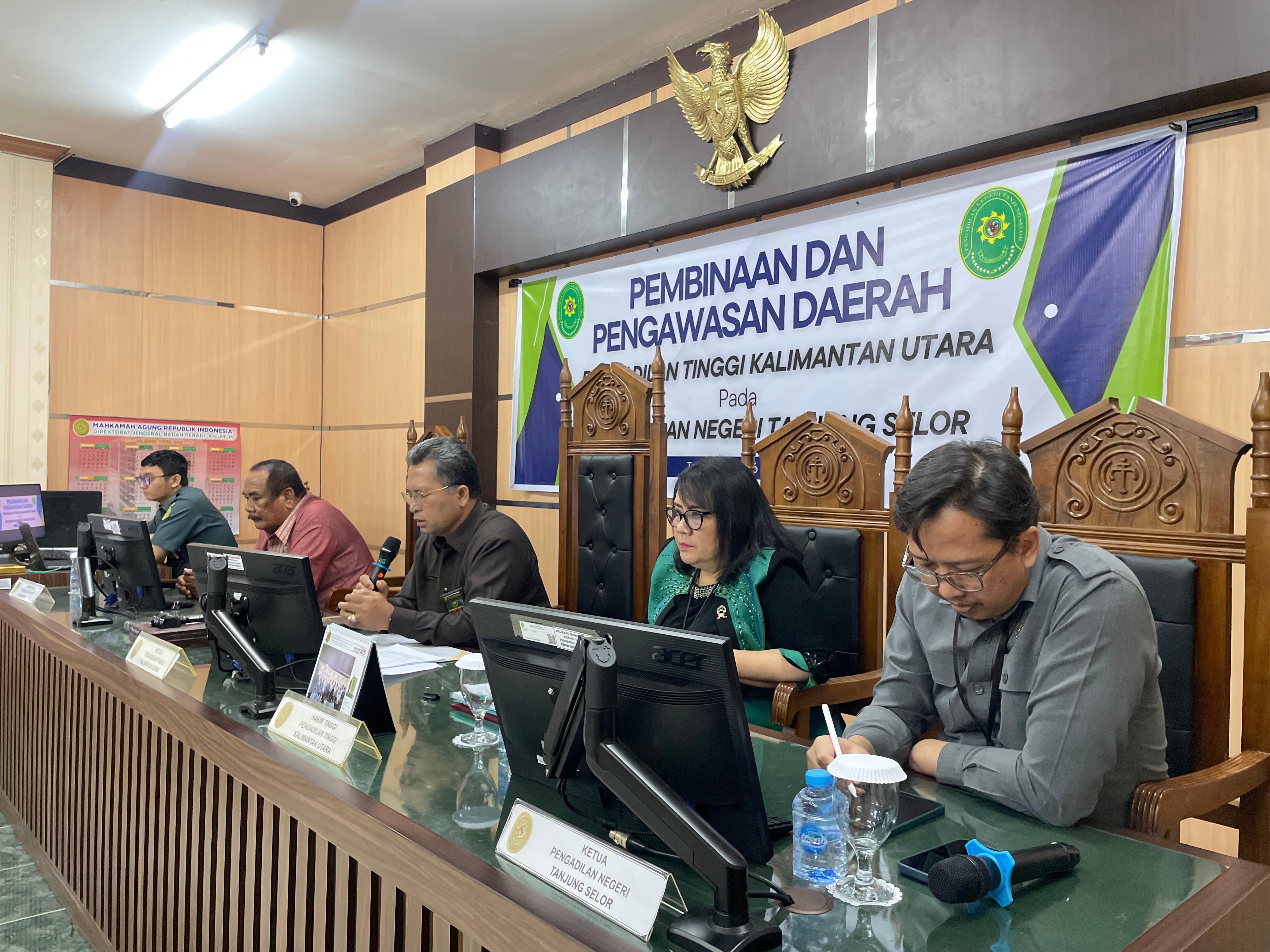 PENUTUPAN PEMBINAAN &amp; PENGAWASAN PT DI LINGKUNGAN PENGADILAN NEGERI TANJUNG SELOR