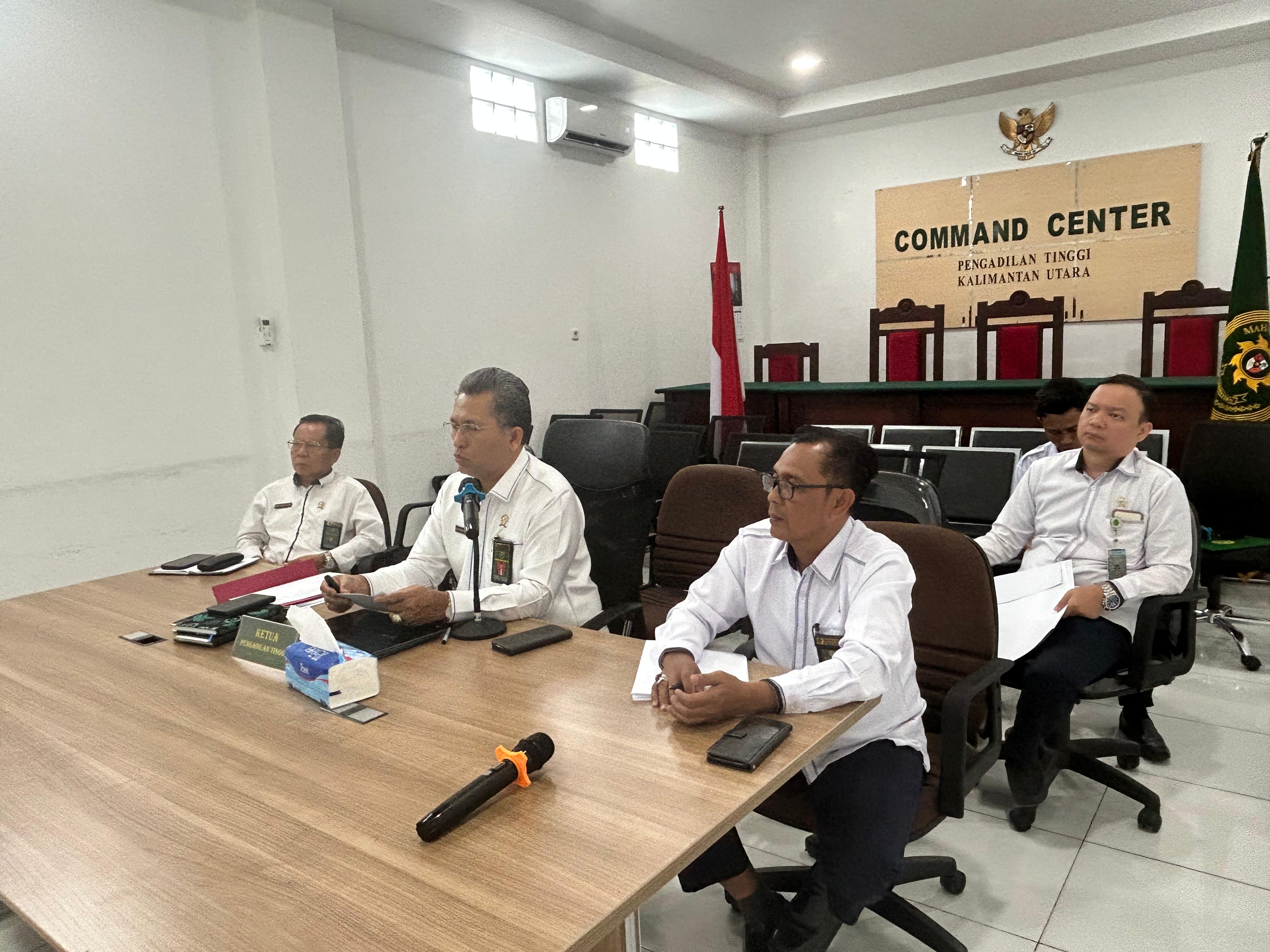 SOSIALISA EKSTERNAL MENGENAI PERMA NO. 6,7,8 TH. 2022 DAN SK KMA NO. 2-144 TH 2022 KEPADA KEJAKSAAN NEGERI BULUNGAN, KEPOLISIAN RESOR BULUNGAN, SERTA ADVOKAT SEWILAYAH HUKUM PENGADILAN TINGGI KALIMANTAN UTARA