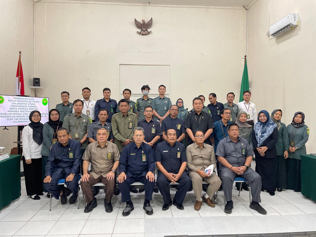 PEMBINAAN DAN PENGAWASAN DAERAH TIM PT KALTARA DI LINGKUNGAN PENGADILAN NEGERI TARAKAN