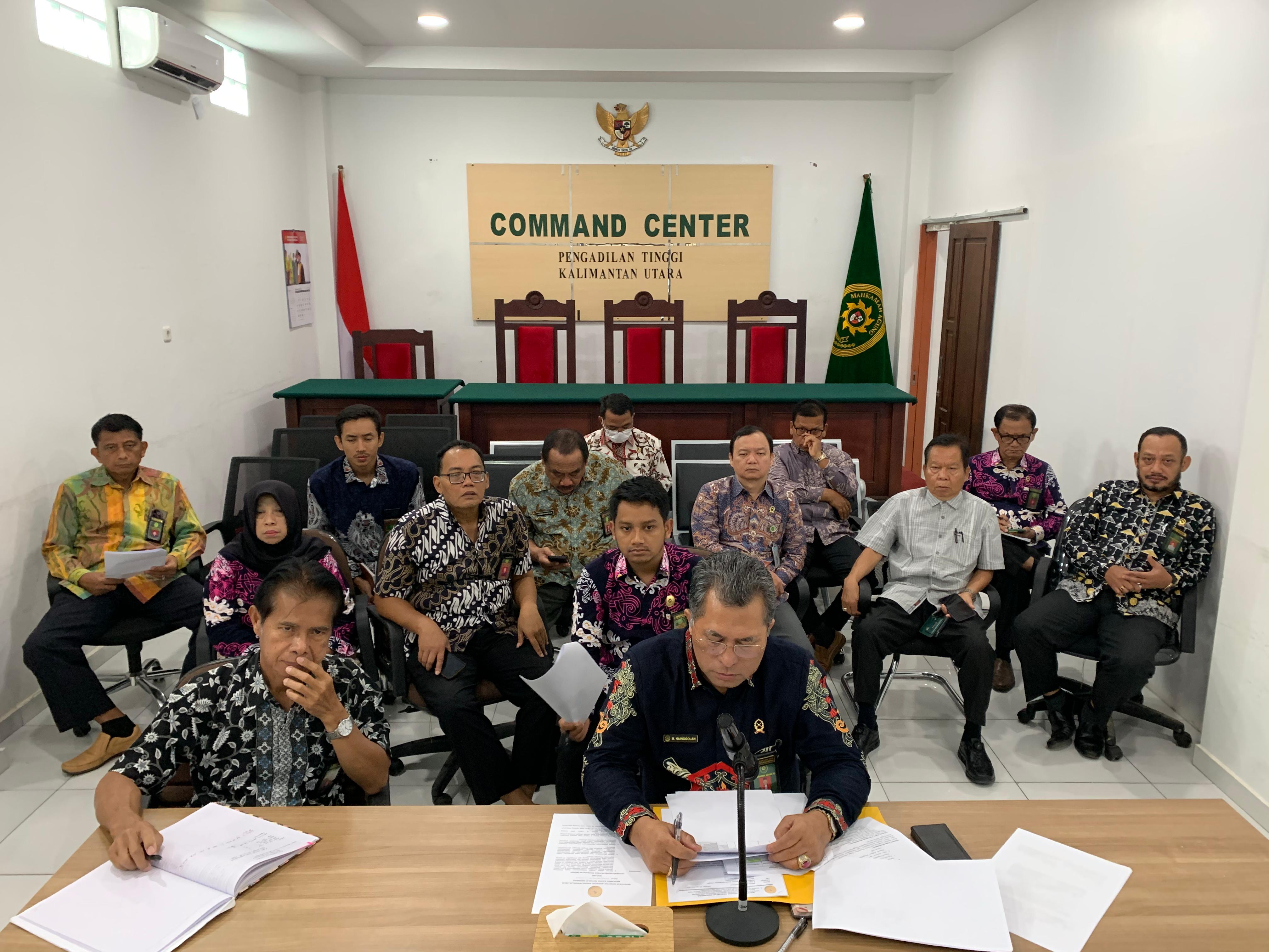 RAPAT KOORDINASI MENINDAK LANJUTI HASIL RAPAT KOORDINASI OLEH DIRJEN BADILUM DENGAN PARA KPT &amp; WKPT SELURUH INDONESIA KEMARIN TGL 17 SEPTEMBER 2025